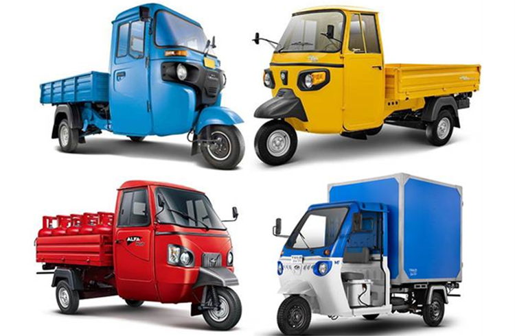 Bajaj Auto maintains 3W goods carrier leadership, Piaggio closes in, M&M revs up