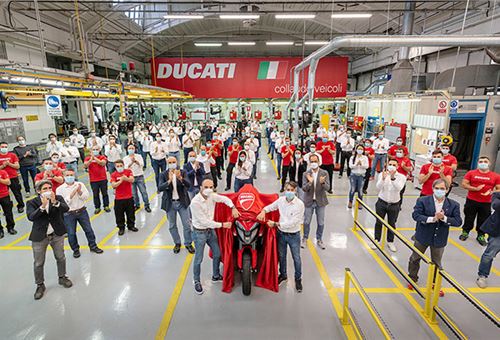 Ducati begins production of front and rear radar tech-equipped Multistrada V4