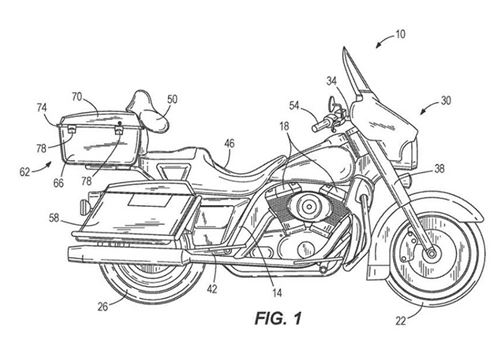 Harley-Davidson files patent for self-balancing technology