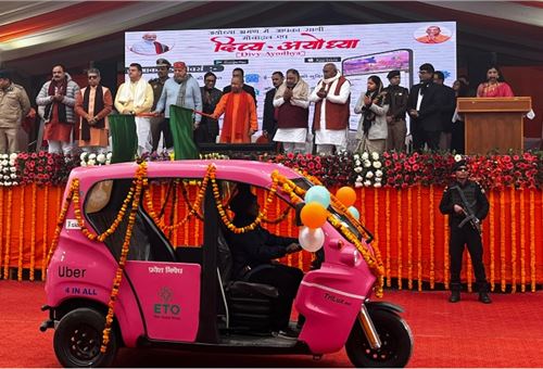 Uber flags off EV Autos in Ayodhya