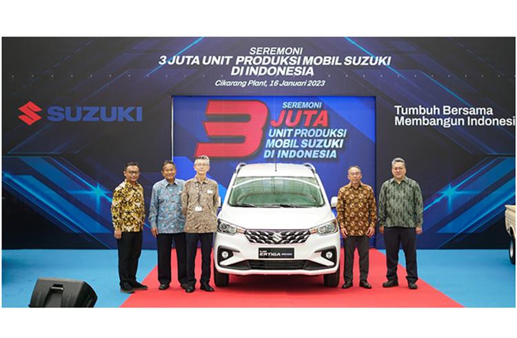 Suzuki Indonesia rolls outs its 3 millionth unit