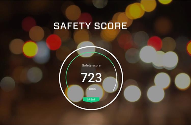 The app monitors real-time driver behaviour, compares it with Autoliv’s proprietary data algorithms and known causes of accidents and provides the user with a 3-digit safe driver score.