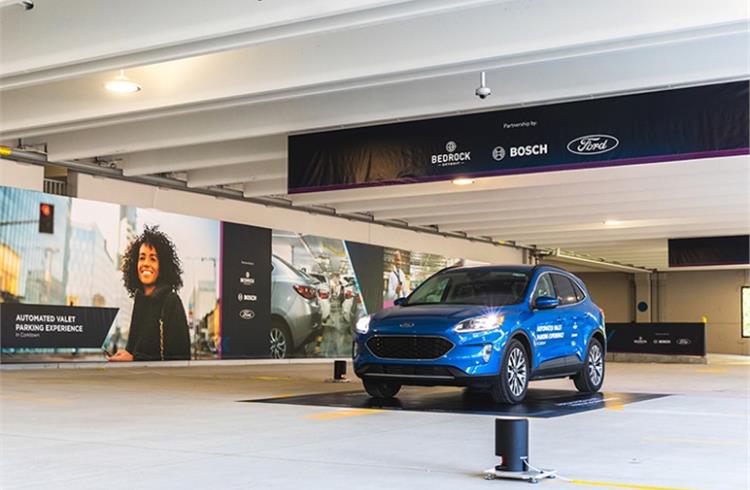 Ford, Bedrock and Bosch test highly automated vehicle tech to make parking easier