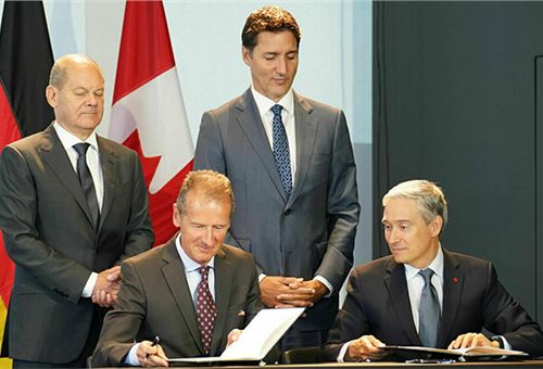 Volkswagen Group and Canada partner for sustainable battery supply chain in North America