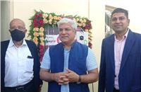 Delhi Transport Minister, Kailash Gahlot inaugurated Magenta's new LEV AC chargers installed at Vasant Kunj residential community.