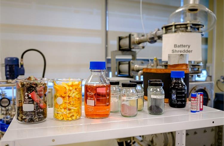 NTU's research has been able to extract up to 95% of a Li-ion battery's critical elements such as lithium, nickel, cobalt and manganese.