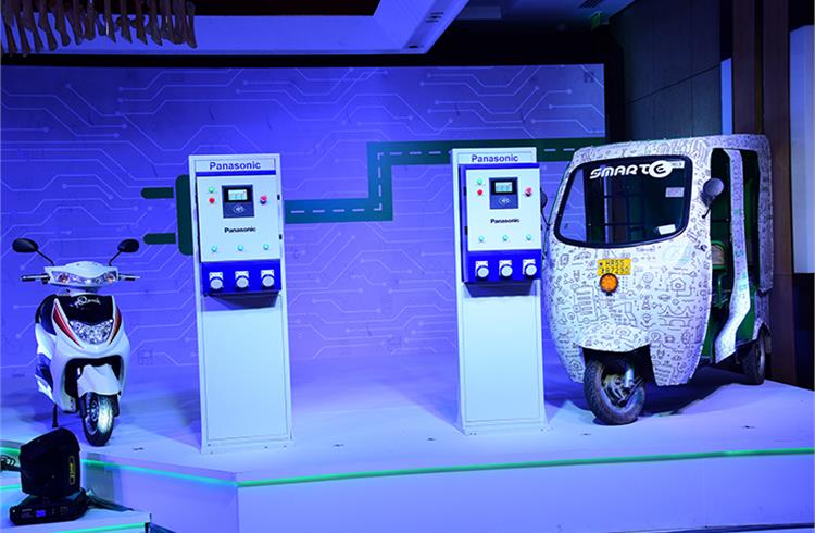 Panasonic launched the new smart EV charging service in partnership with SmartE and qQuick