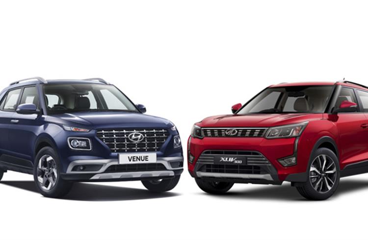 Hyundai Venue and Mahindra XUV300 drive UV market share gains in tough Q1