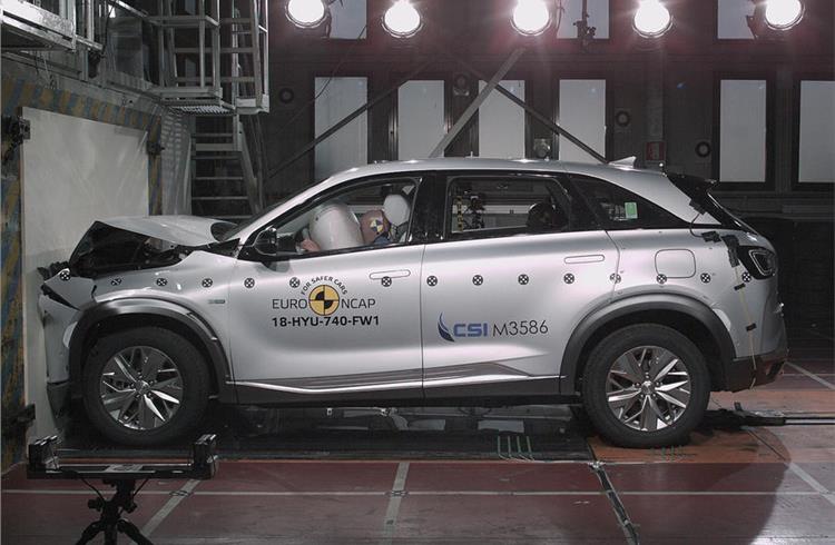 The Nexo fuel cell care scored five stars in Euro NCAP testing