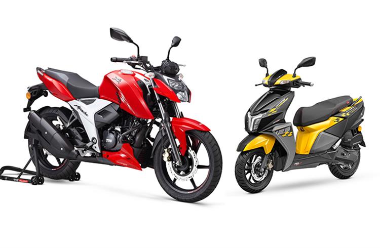 TVS Motor sells 301,380 two-wheelers in October, 19%