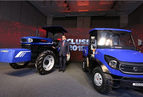 Escorts showcases hybrid tractor concept