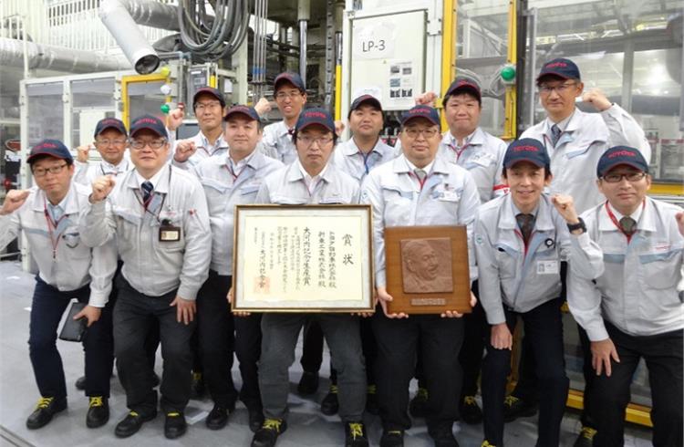 Toyota awarded 66th Okochi Memorial Production Prize for aluminium casting technology