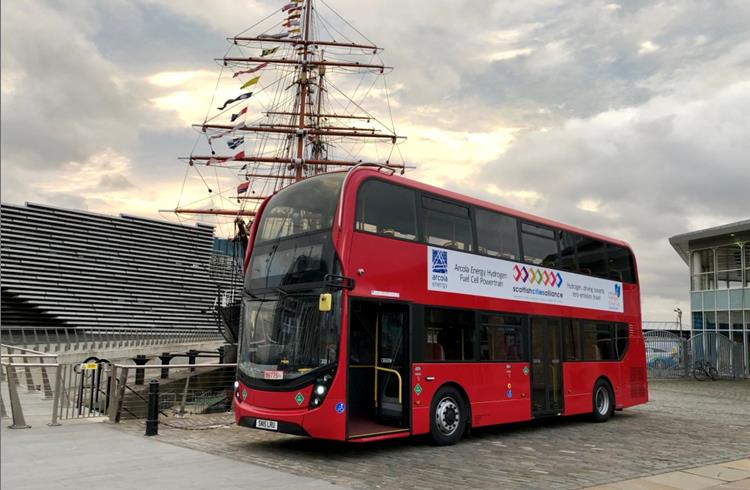 The prototype of the new fuel cell bus from ADL is based on the Enviro400 model and performed impressively in field testing with higher efficiency.