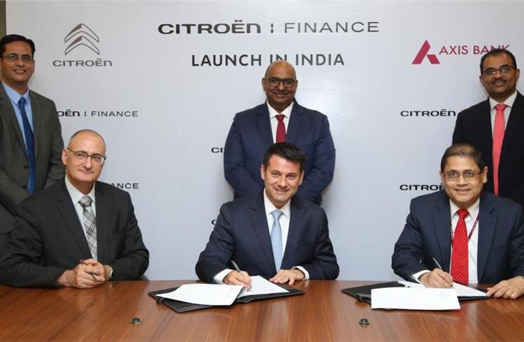 Citroen partners Axis Bank for rolling out auto finance