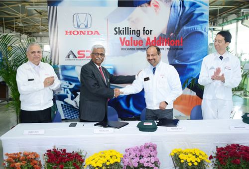 Honda Cars India to impart ASDC-certified skills training