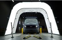 The system – which scans a vehicle in seconds as it drives through a tunnel of cameras and sensors – has been piloted at select Amazon delivery stations in the U.S.