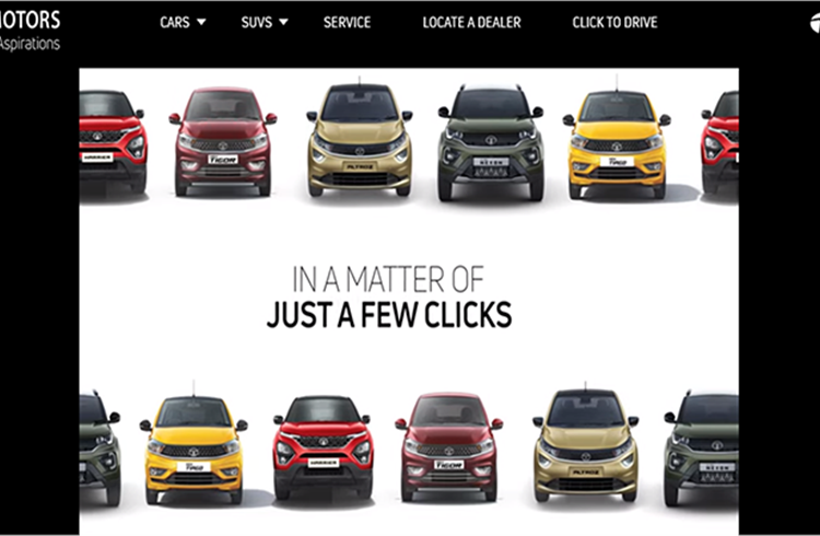 Tata Motors, like a few other OEMs, has online bookings for new purchases.