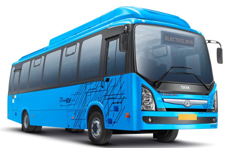 Tata Motors will supply the Urban 9/9 Electric bus, which will run in Ahmedabad’s BRTS corridor.