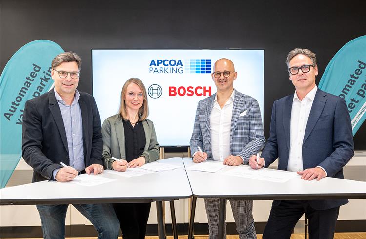Bosch and APCOA launch driverless parking technology in Germany