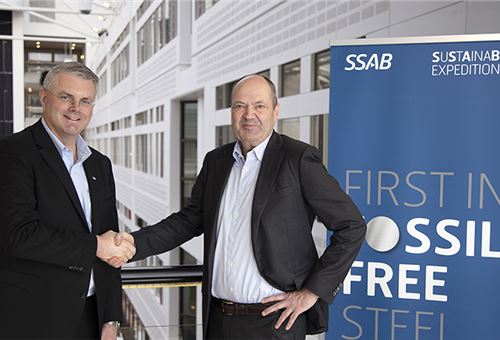 SSAB and Autoliv to collaborate on fossil-free steel in safety products