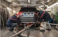 Mercedes’ dedicated emissions test facility