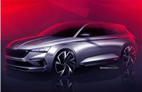 Skoda reveals interior of Vision RS concept due at Paris motor show