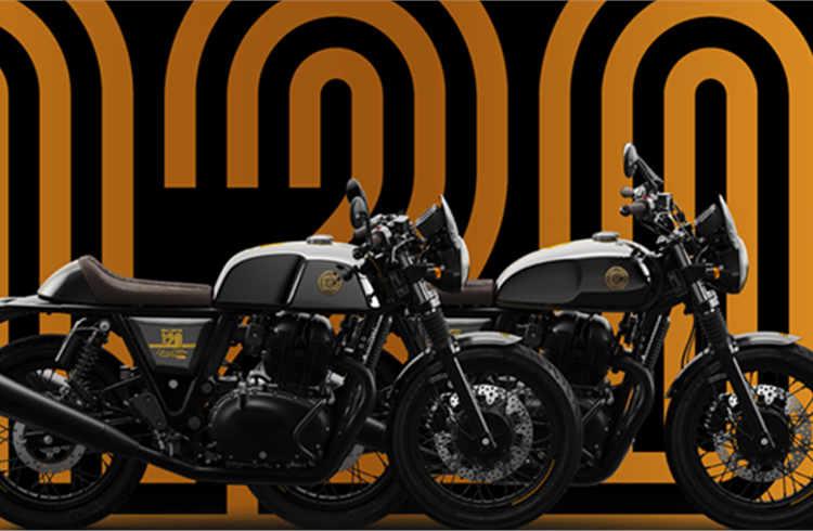 Royal Enfield marks 120th year with anniversary  edition of Interceptor and Continental GT 650
