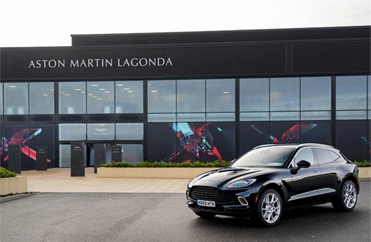 Aston Martin suspends operations at manufacturing sites