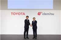Koji Sato, President and CEO, Toyota Motor Corp and Shunichi Kito, Representative Director, President and CEO, Idemitsu Kosan Co.