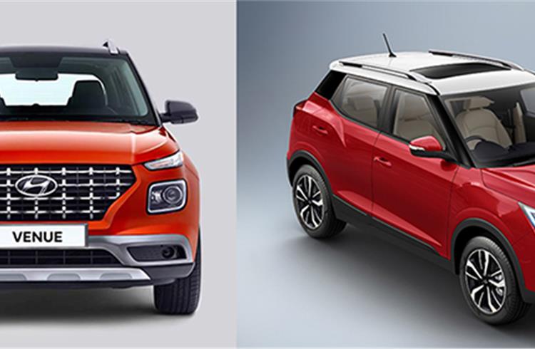 The Hyundai Venue and the Mahindra XUV300 are keeping the sales ticker moving in a time of downturn. 