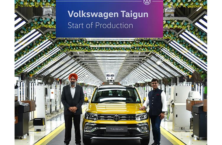 Gurpratap Boparai, Managing Director, SAVWIPL and Ashish Gupta, Brand Director, Volkswagen Passenger Cars India