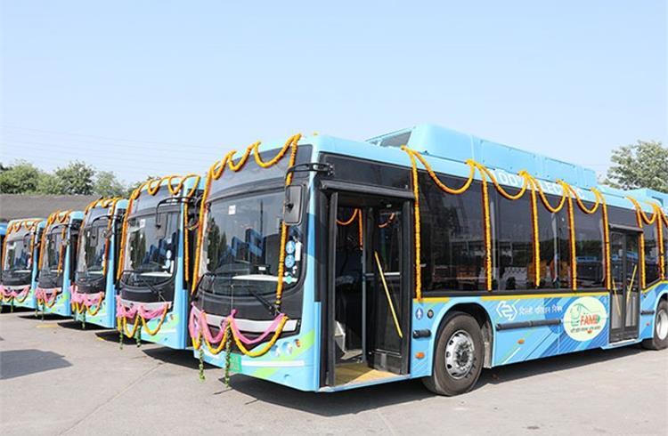 500 electric buses to be flagged off in Delhi on Jan 23: PTI  