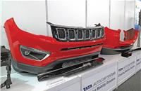 Front and rear fascia of the Jeep Compass has been designed and developed by Tata AutoComp.