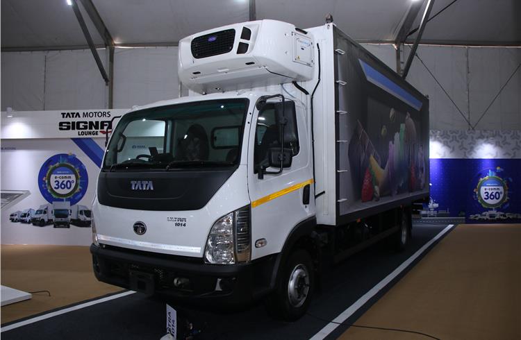 ULTRA 1014MS Reeefer displayed at the Tata Motors E-commerce Expo 2019.