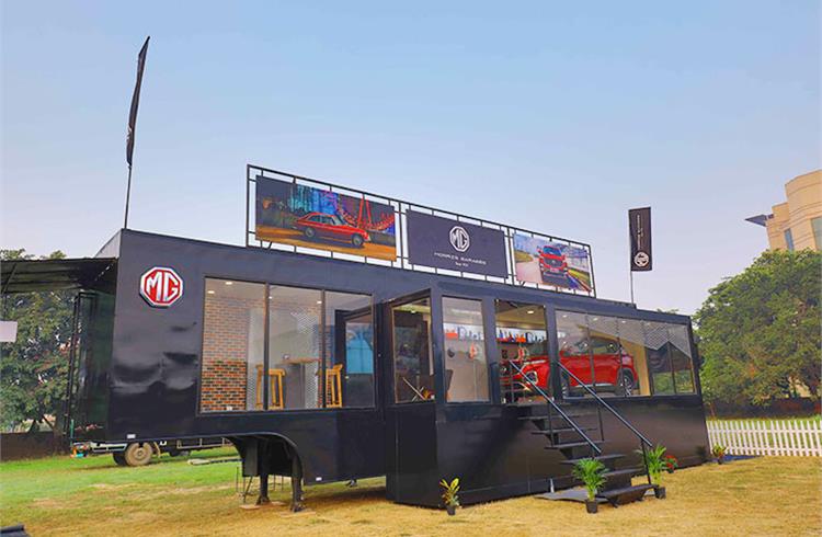 MG Motor targets tier two and three cities with mobile showroom