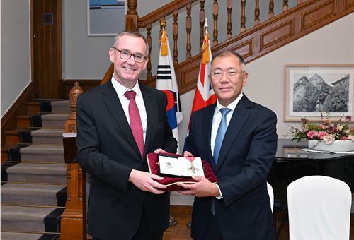 Hyundai Motor Group chairman Euisun Chung receives CBE for ‘arts, culture and electrified mobility’