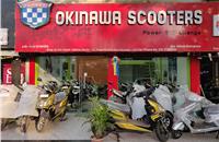 Okinawa scooters' showroom in KoparKhairane