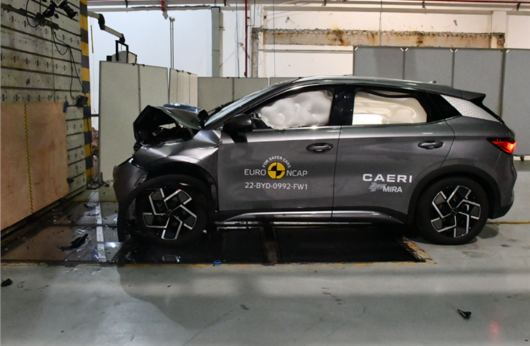 BYD Atto 3 EV gets five-star Euro NCAP crash test rating