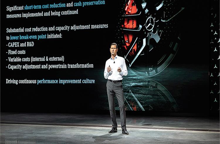 Harald Wilhelm, CFO of Mercedes-Benz AG: “All measures together are designed to make our business weatherproof, address the challenges of the transformation and lead to solid profitability levels even in rough weather, with significant upside in favourable market conditions.”
