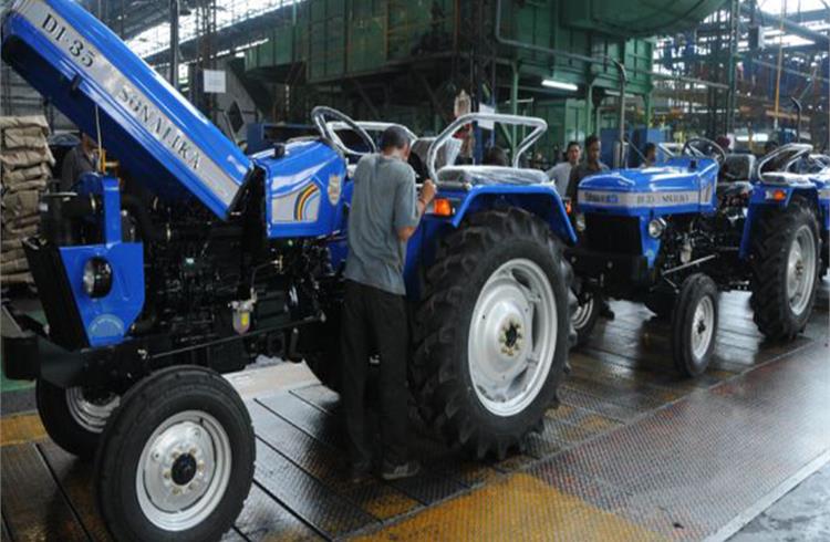 Sonalika Tractors sells 6,550 units in July 2018, up 27.6%
