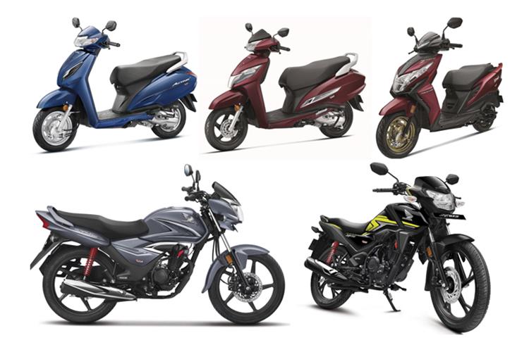 HMSI's existing BS VI-compliant model line-up comprises five models – Activa 125, SP 125, Activa 6G, Dio and Shine, which altogether have sold over 300,000 units.  