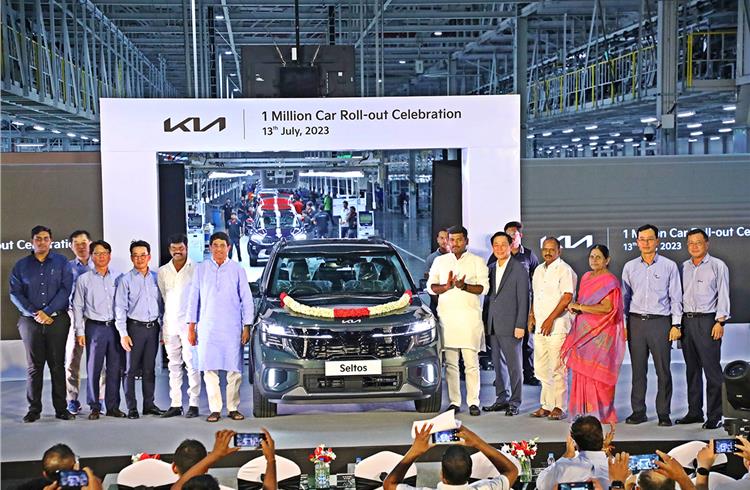 Kia rolls out millionth made-in-India car 47 months after market entry