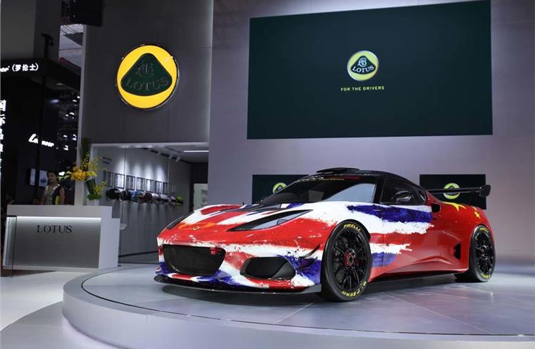 Lotus unveiled the Evora GT4 concept in Shanghai this year