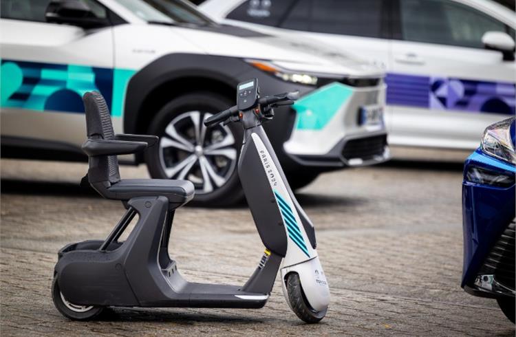 C+Walk S unit is one of the Toyota vehicles being delivered to Paris 2024 Olympic and Paralympic Games.