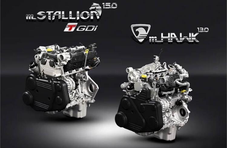 Thar has two engines on offer: a 152hp, 2.0-litre 'mStallion' petrol and a 132hp, 2.2-litre mHawk unit. Four-wheel-drive and a manual-shift transfer case are standard on all versions.