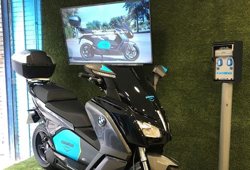 BMW Motorrad partners Cooltra to offer rental electric maxi scooter in Barcelona