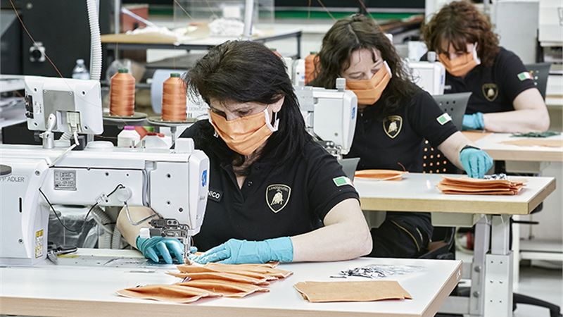 Lamborghini begins production of surgical masks, medical shields for use in Coronavirus pandemic