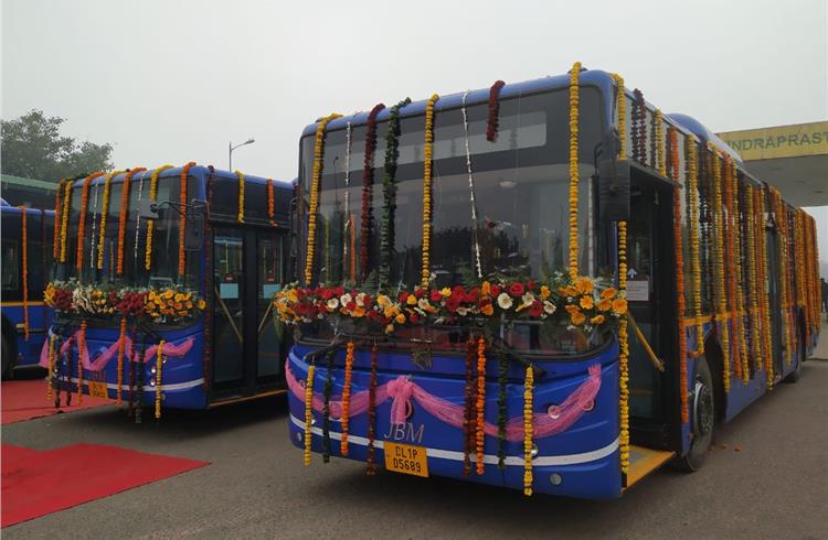 100 JBM Citylife buses flagged off in Delhi