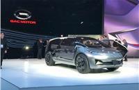 China's GAC displays Entranze concept with American design focus