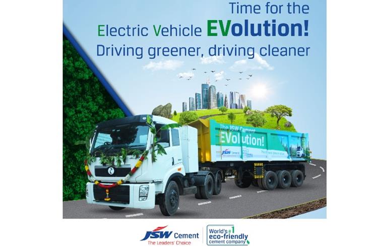 JSW Cement begins EV trials to reduce carbon footprint in logistics